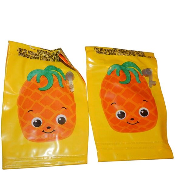 BESTWAY H2O GO! 1 pair 3yr-6yr 9"x6" fruitastic pineapple arm bands floats swim - Picture 1 of 2